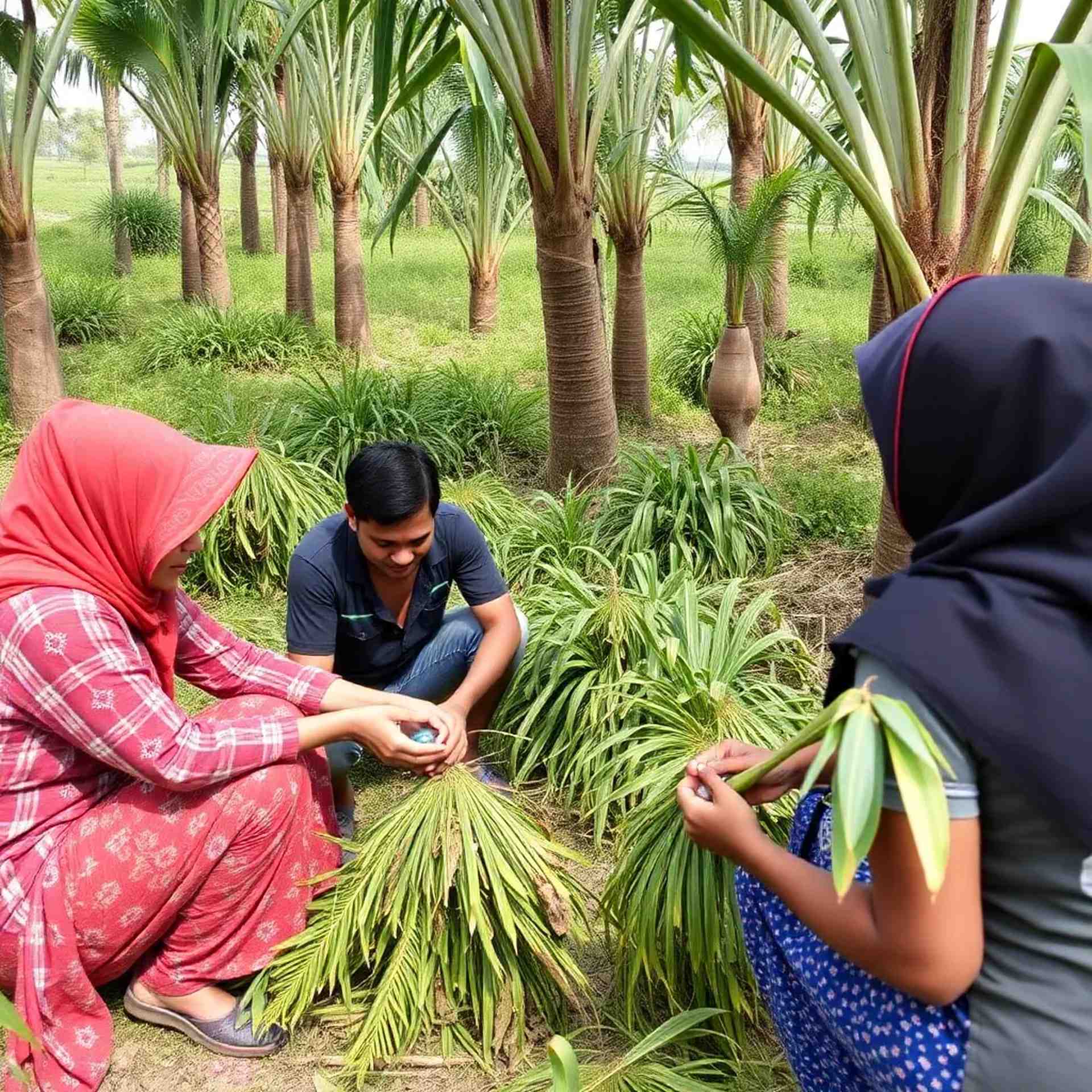 Sakawi team in field